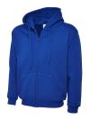 UC504 Adults Classic Fill Zip Hooded Sweatshirt Royal colour image